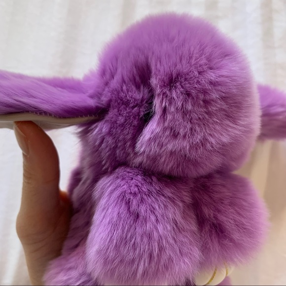 💜🐰 NWOT Purple Bunny Keychain - Picture 4 of 4